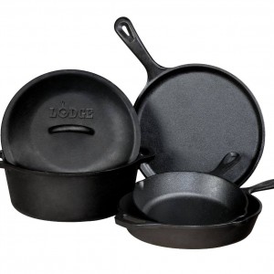 replace your Teflon coated pots and pans with a cast iron option. No oil needed and no Teflon residue!